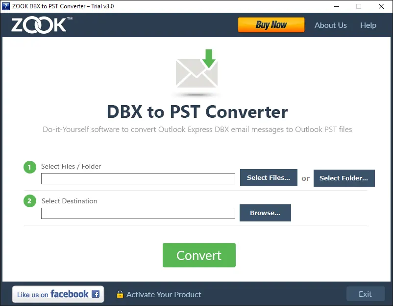 download dbx to pst software