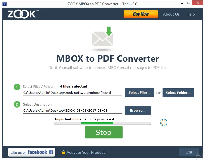 mbox to pdf conversion