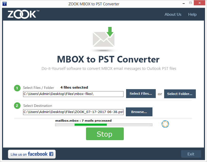 mbox to pst conversion