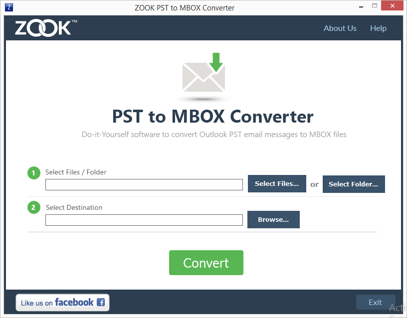 download pst to mbox wizard